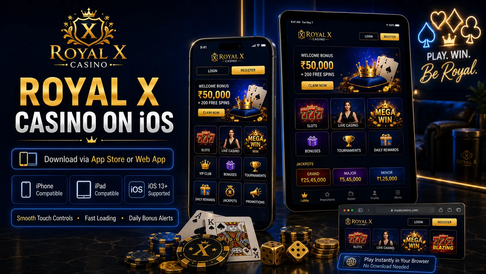 Royal X Casino for iOS 